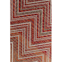 Alfombra Exterior Zigzag Rojo 230x330cm