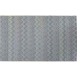 Outdoor Carpet Zigzag Blue 230x330cm