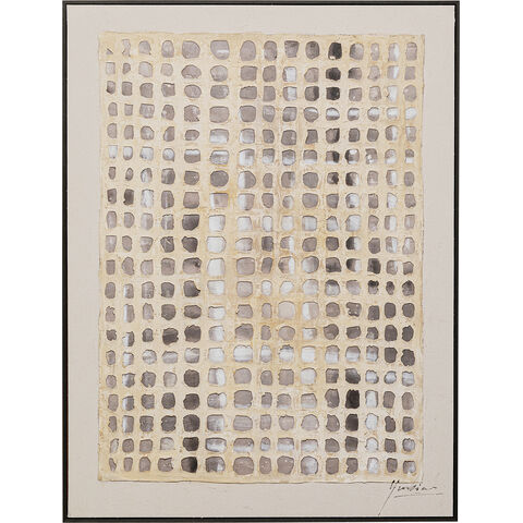 Framed Picture Glitter Curtain 120x90cm