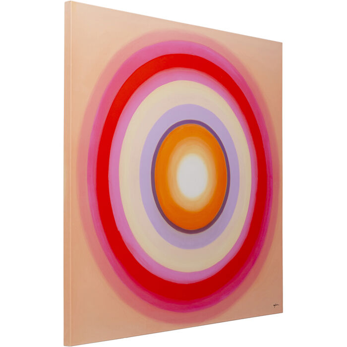 Lienzo Tendency Circle Rosa 120x120cm