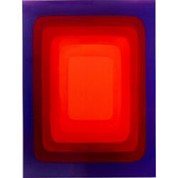 Canvas Picture Tendency Square Red 120x120cm