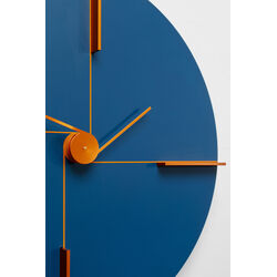 Horloge murale Felice bleu Ø30cm