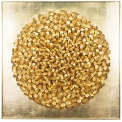 Wall Object Mikado Gold 120x120cm
