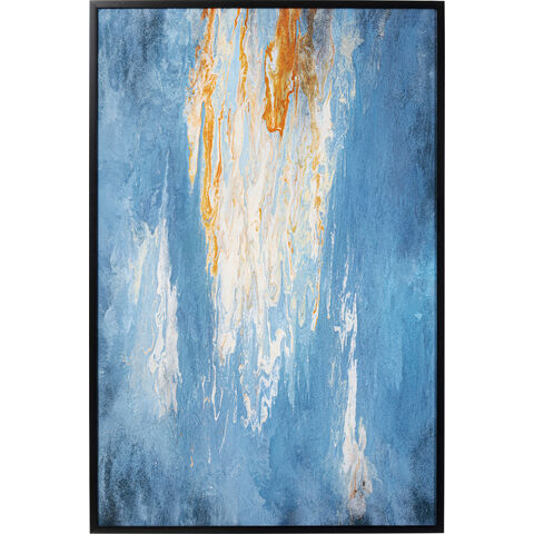 Framed Picture Artistas Blue 120x180cm