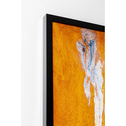 Gerahmtes Bild Artistas Orange 120x180cm