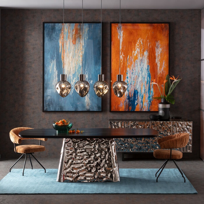 Framed Picture Artistas Orange 120x180cm