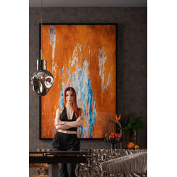 Gerahmtes Bild Artistas Orange 120x180cm