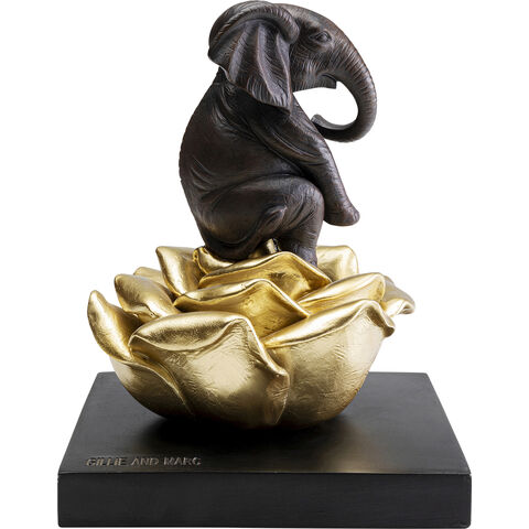 Deco Figurine Blossom Elephant 22cm