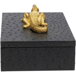 Caja Crocodile Negro (2/Set)