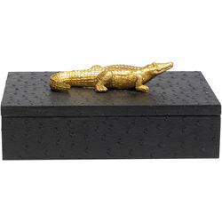 Box Crocodile Schwarz (2/Set)