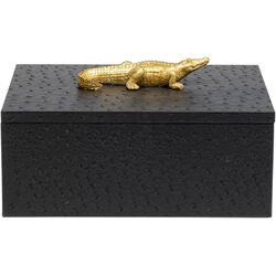 Box Crocodile Black (2/Set)