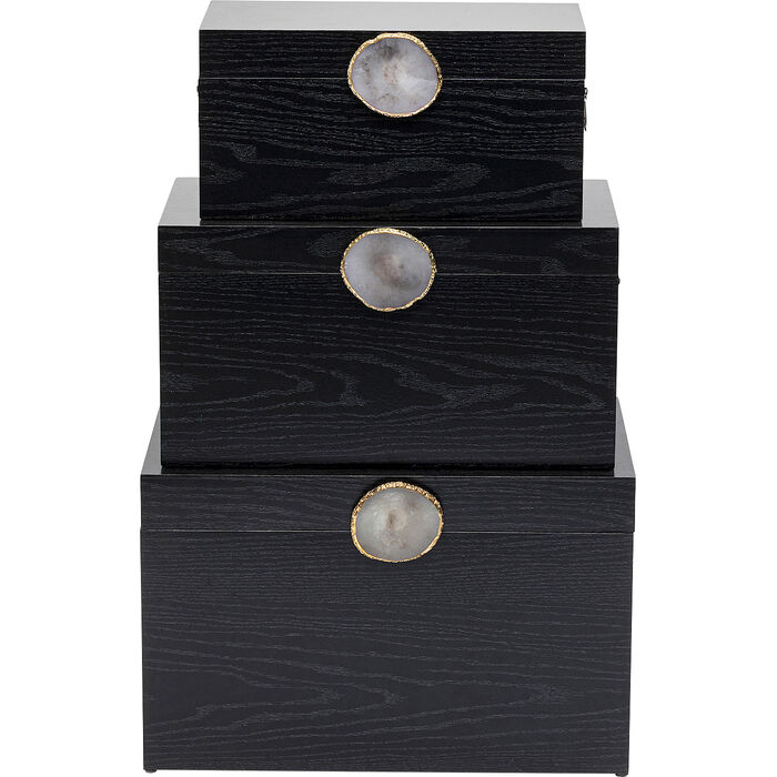 Box Nifty Black (3/Set)