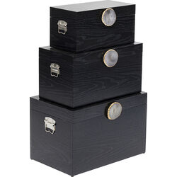 Box Nifty Black (3/Set)