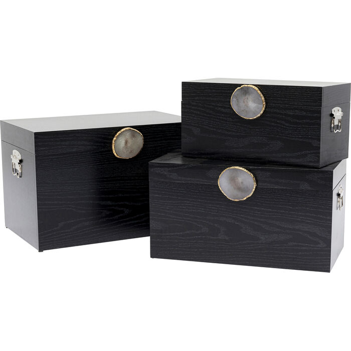 Box Nifty Black (3/Set)