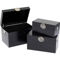 Caja Nifty Negro (3/Set)