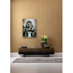 56273 - Glass Picture Bath Lion 60x80cm