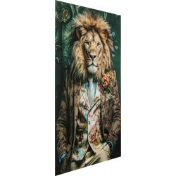 Quadro vetro Mister Lion 150x100cm