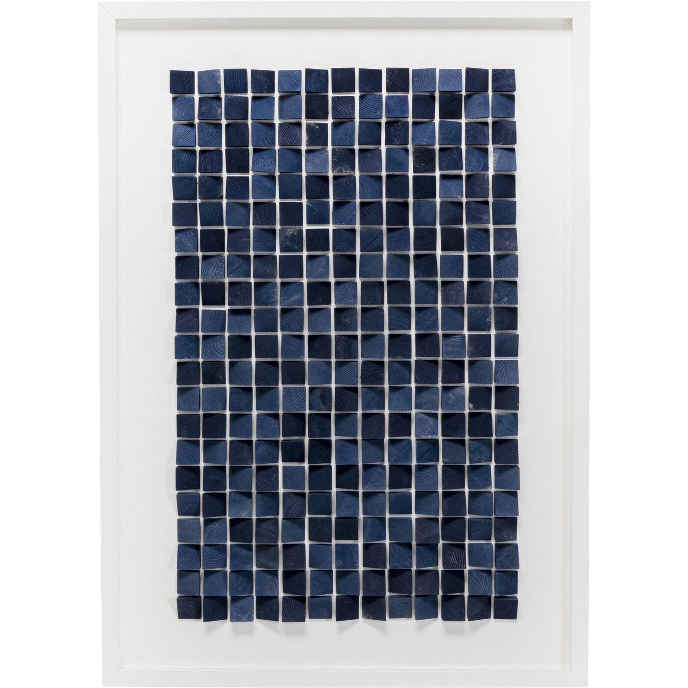 Cuadro enmarcado Origami Azul 74x104cm