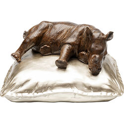 Figura Deco Sleeping Rhino 37cm