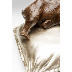 Figura Deco Sleeping Rhino 37cm