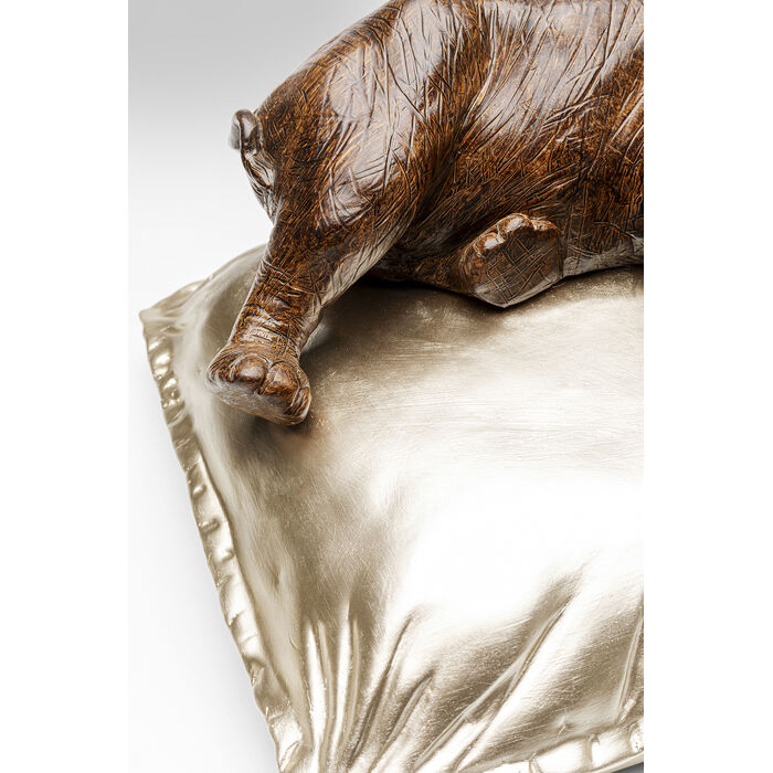 Figura Deco Sleeping Rhino 37cm