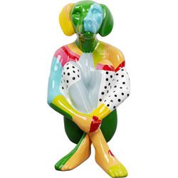 56290 - Figurine décorative Gangster Dog colore 80cm