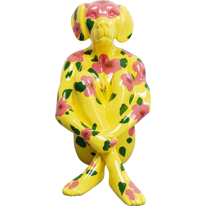 Figura Deco Dog Marc Amarillo 80cm