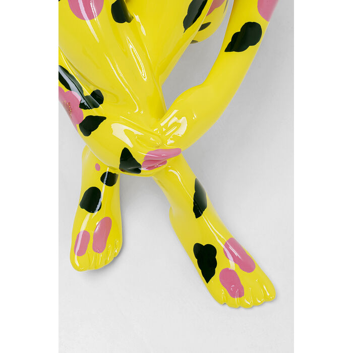 Figura Deco Dog Marc Amarillo 80cm