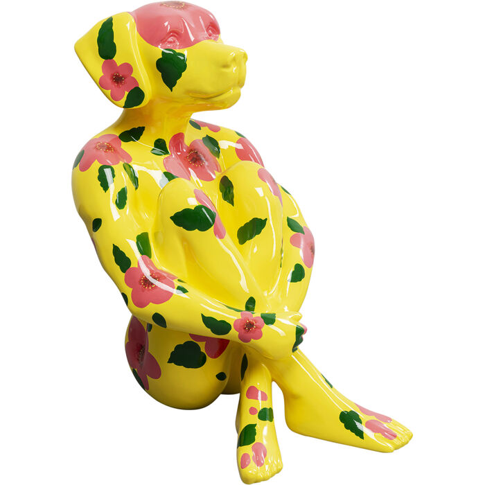 Figura Deco Dog Marc Amarillo 80cm