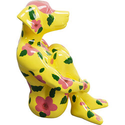 Figura decorativa Gangster Dog Giallo 80cm