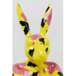 Figura Deco Rabbit Gillie Amarillo 80cm