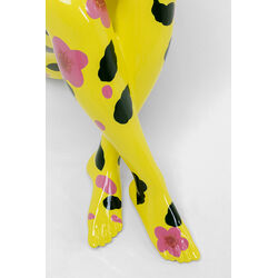 Figura Deco Rabbit Gillie Amarillo 80cm