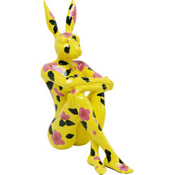 Figura Deco Rabbit Gillie Amarillo 80cm