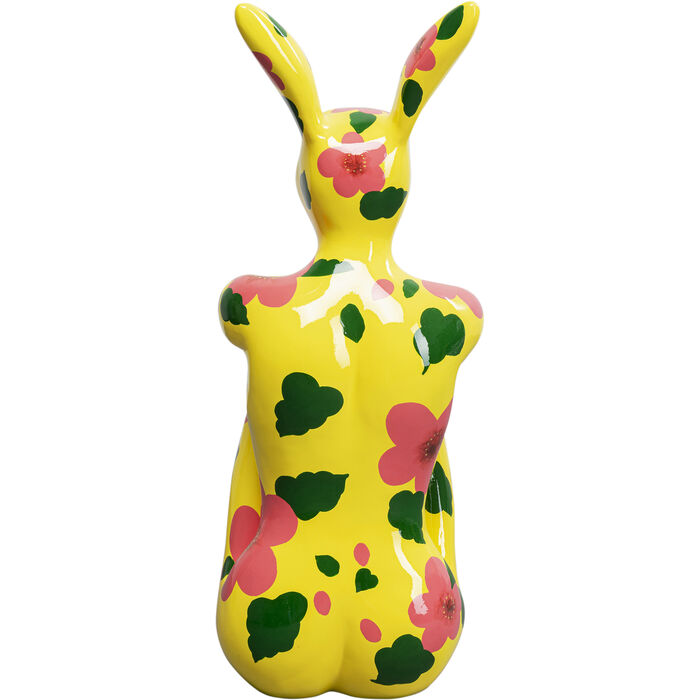 Figura Deco Rabbit Gillie Amarillo 80cm