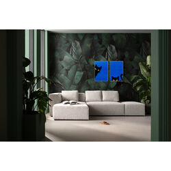 56298 - Framed Picture Ciao Gatto (2/Set)