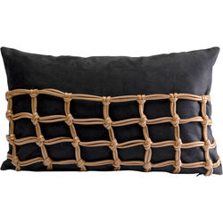 Cushion Grete Plaid Black 50x30cm