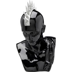 56340 - Figurine décorative Punk Boy noir 42cm