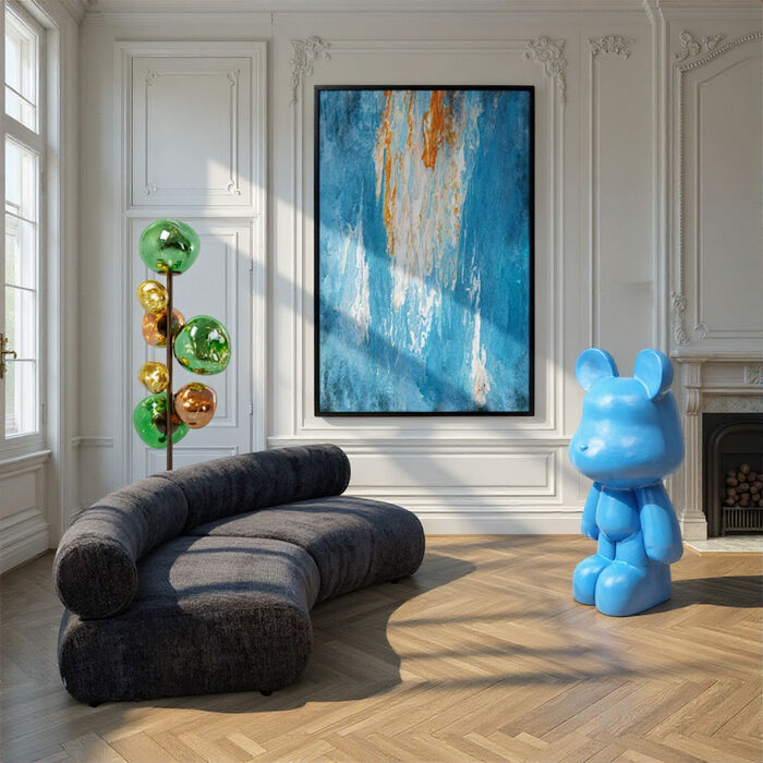 Deko Figur Bear Blau 101cm