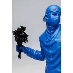 Deko Figur Street Art Bouquet Blau 67cm