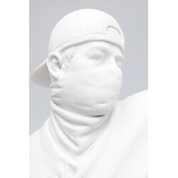 Figura Deco Street Art Bouquet Blanco 67cm