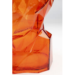 Vase Prisma Face Orange 30cm