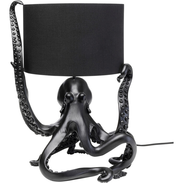 Lámpara mesa Octopus Negro 47cm