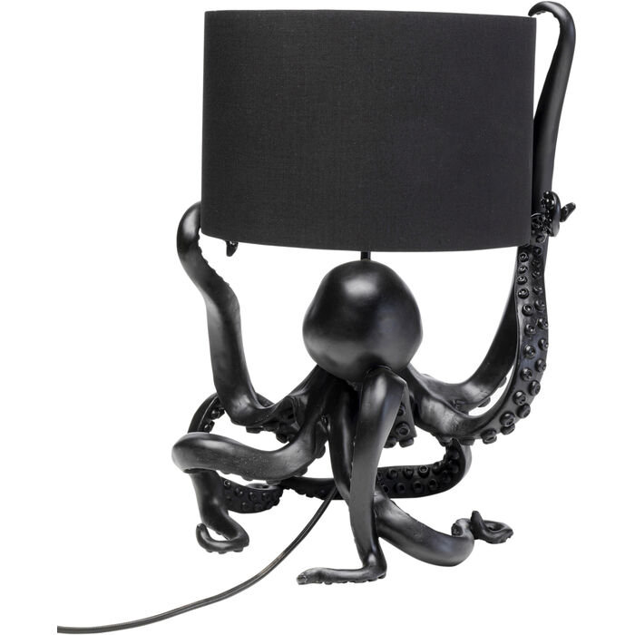 Lámpara mesa Octopus Negro 47cm