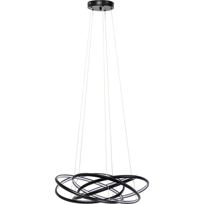 Lampadario Saturno Nero Ø72cm