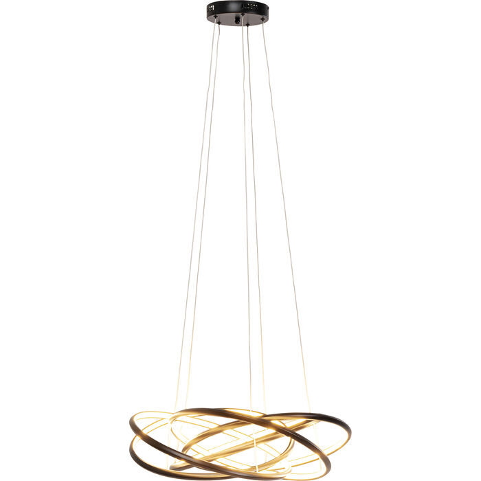 Lampadario Saturno Nero Ø72cm