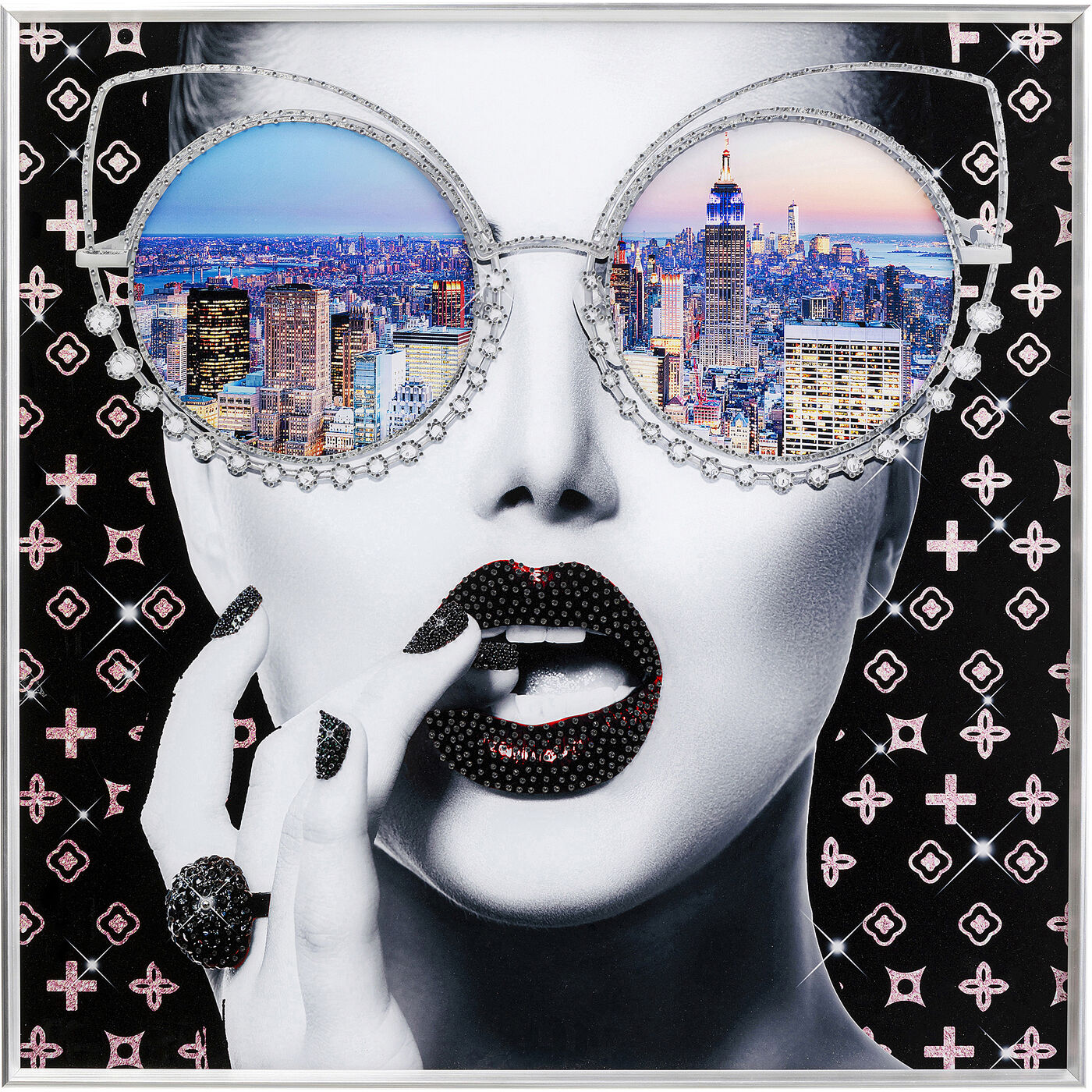 [56414] Cuadro cristal NY View 50x50cm