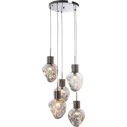 Lampadario Supernova Smoky Cinque Ø50cm