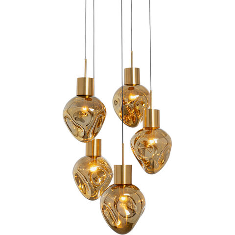 Pendant Lamp Supernova Amber Cinque Ø50cm