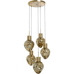 Pendant Lamp Supernova Amber Cinque Ø50cm