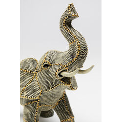 Deko Figur Walking Elephant Pearls 24cm